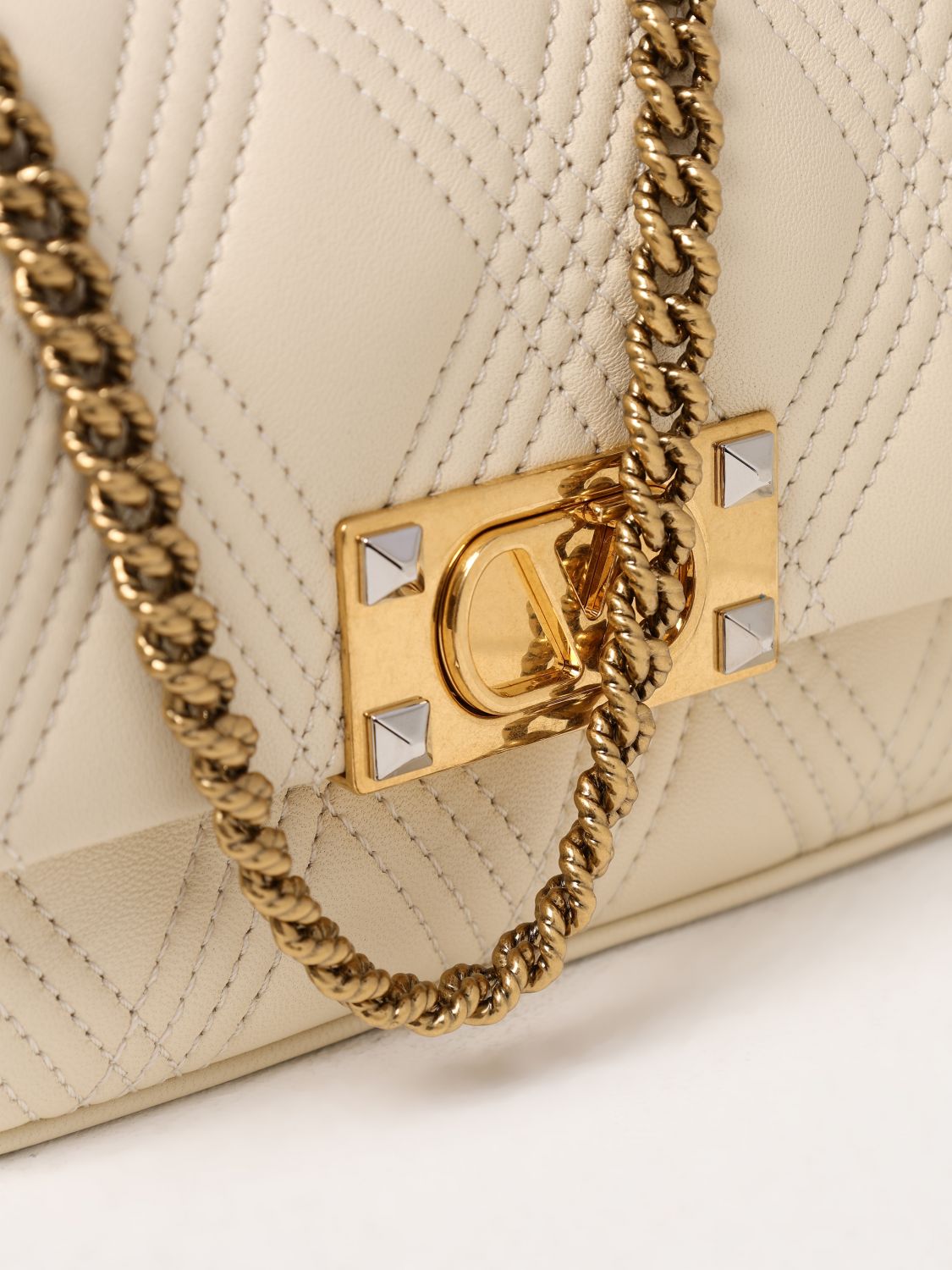 VALENTINO GARAVANI MINI-TASCHE: Schultertasche damen Valentino Garavani, Ivory - Img 4