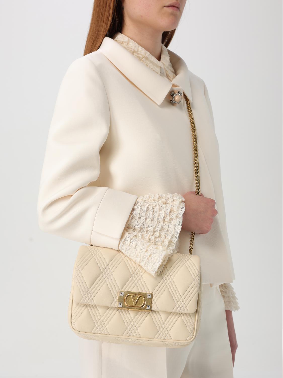 VALENTINO GARAVANI SHOULDER BAG: Shoulder bag woman Valentino Garavani, White - Img 2