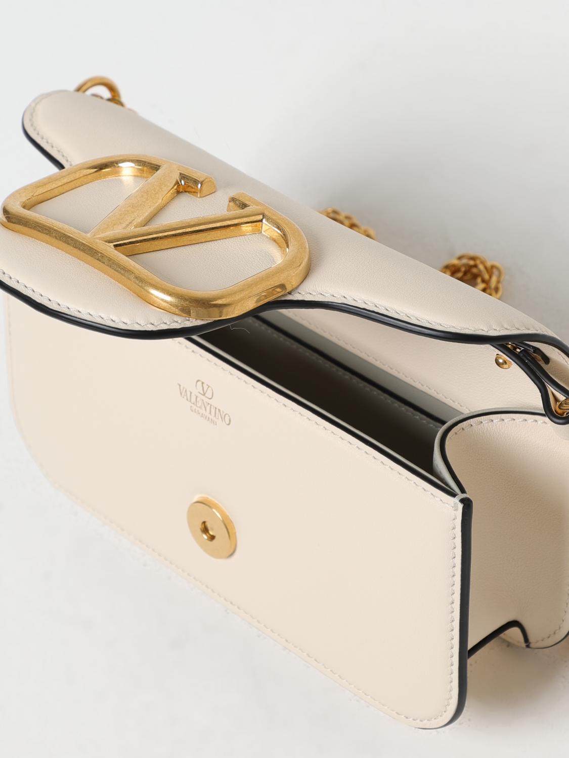 VALENTINO GARAVANI MINI-TASCHE: Schultertasche damen Valentino Garavani, Yellow Cream - Img 5