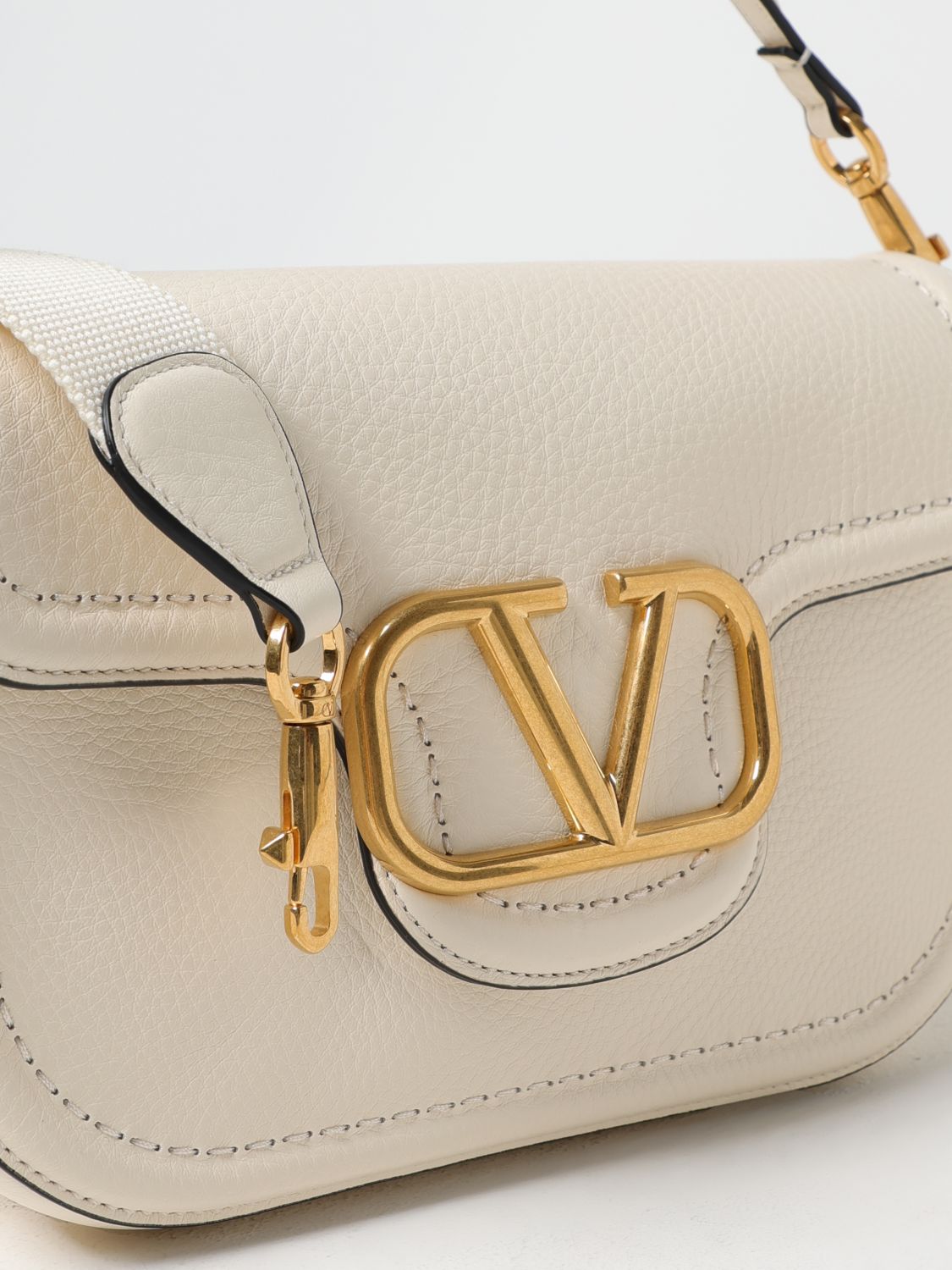 VALENTINO GARAVANI MINI-TASCHE: Schultertasche damen Valentino Garavani, Weiß - Img 4