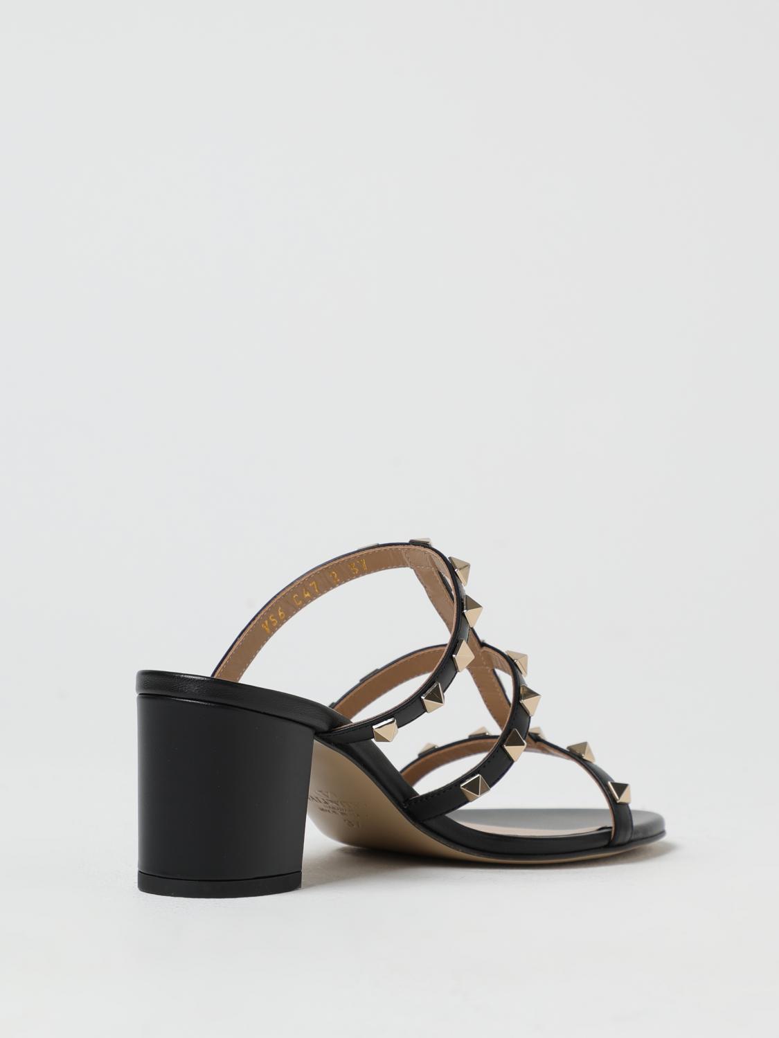 VALENTINO GARAVANI HEELED SANDALS: Shoes woman Valentino Garavani, Black - Img 3