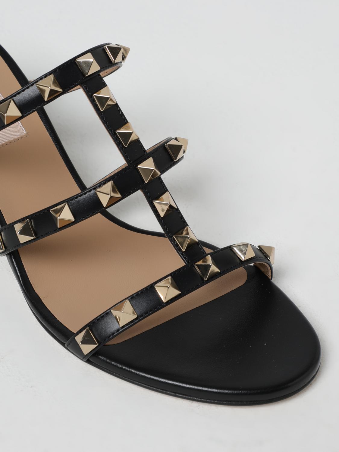 VALENTINO GARAVANI SANDALIAS DE TACÓN: Zapatos mujer Valentino Garavani, Negro - Img 4