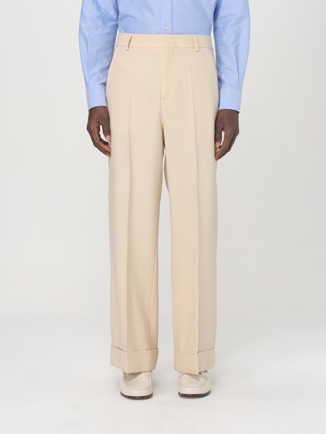 VALENTINO PANTS: Pants men Valentino, Yellow Cream - Img 1