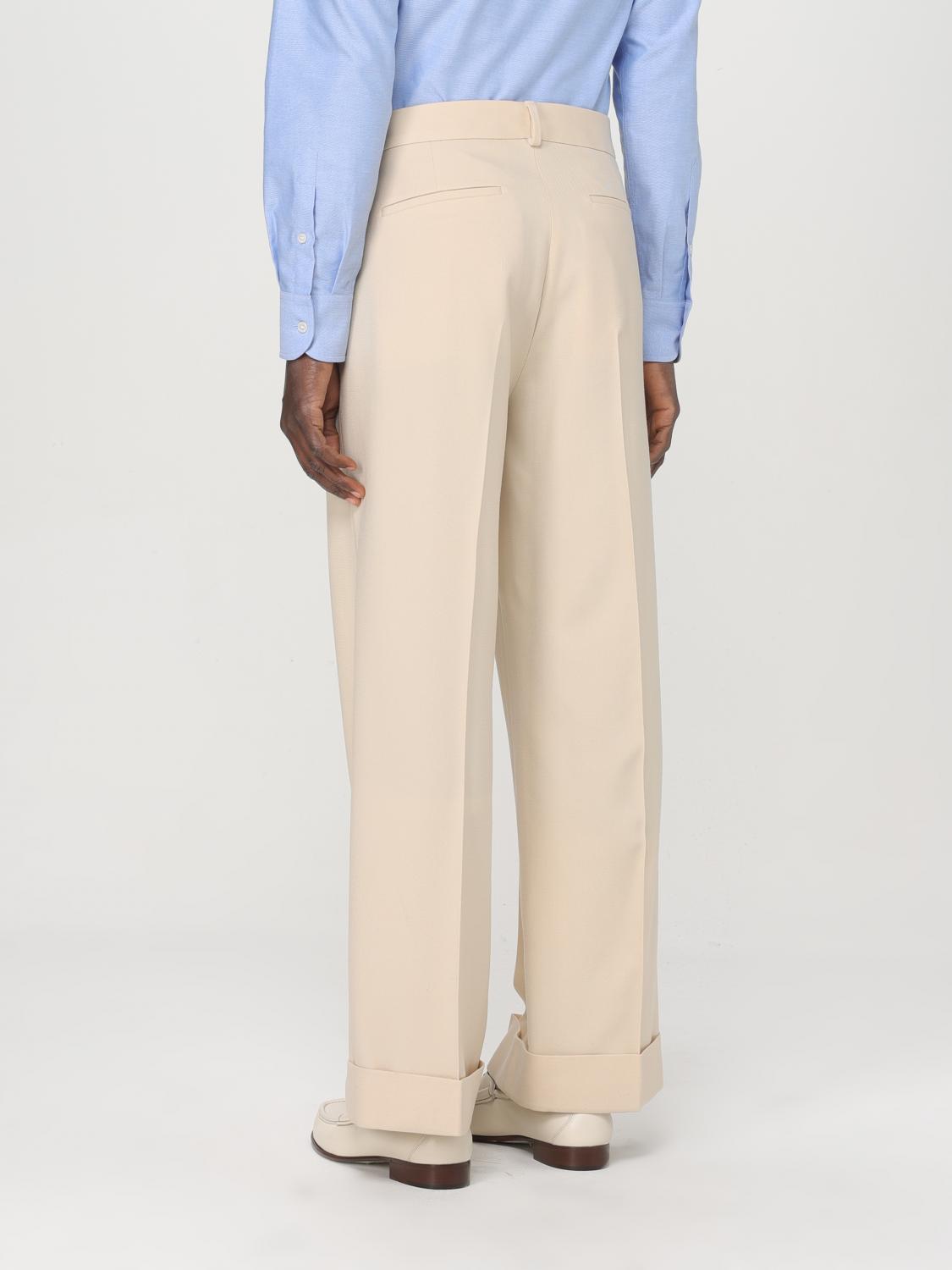 VALENTINO PANTS: Pants men Valentino, Yellow Cream - Img 3