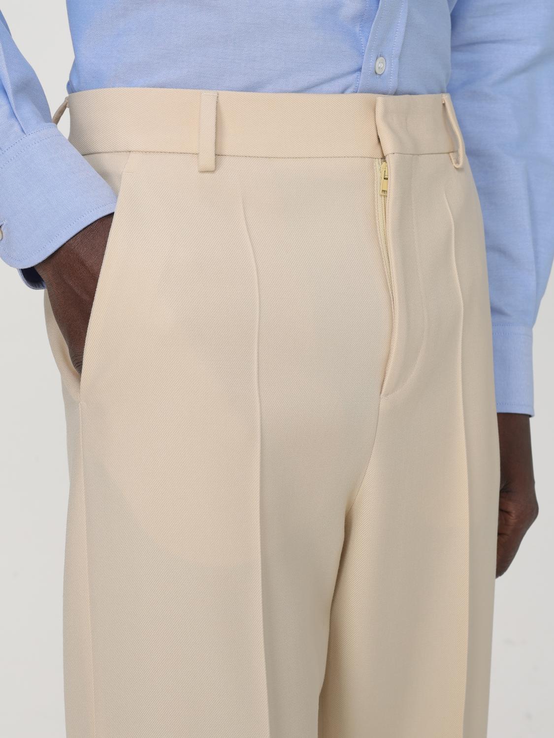 VALENTINO PANTS: Pants men Valentino, Yellow Cream - Img 5