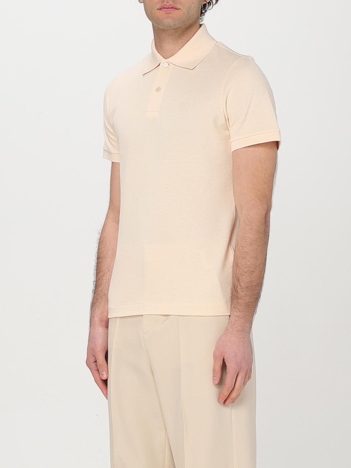 VALENTINO POLO SHIRT: Polo shirt men Valentino, Beige - Img 4