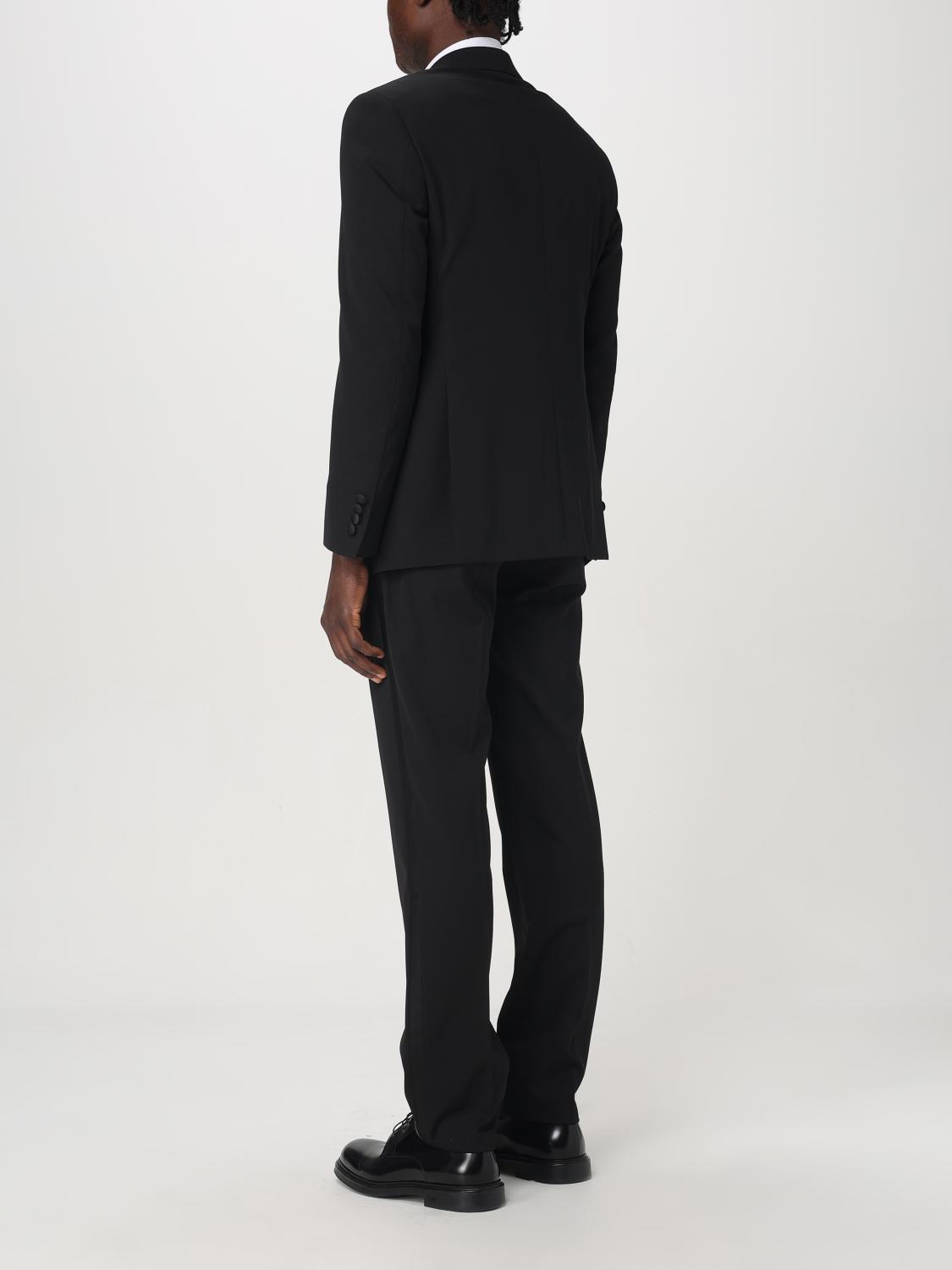 GIORGIO ARMANI SUIT: Suit men Giorgio Armani, Black - Img 3