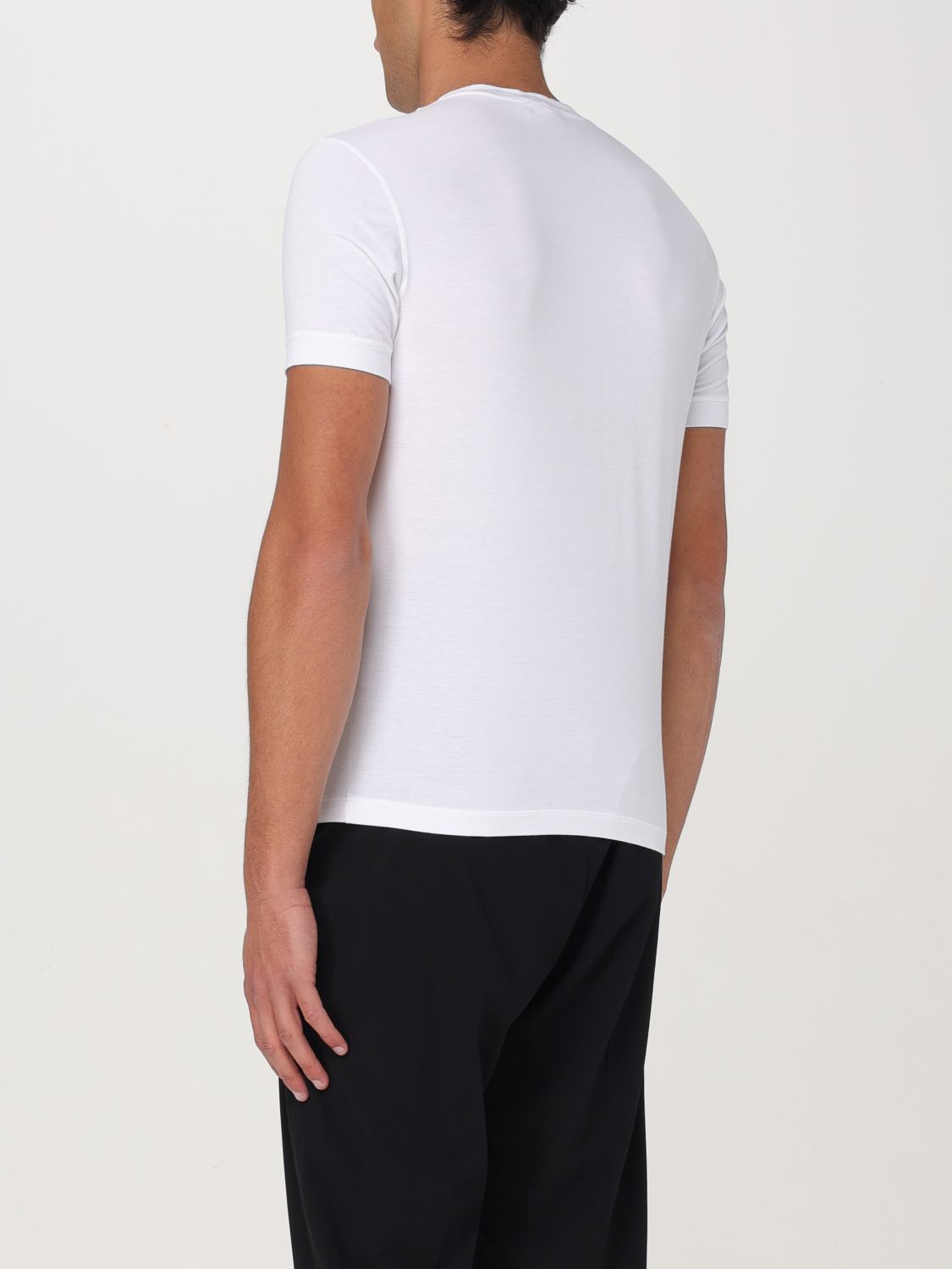 GIORGIO ARMANI T-SHIRT: T-shirt herren Giorgio Armani, Weiß - Img 3