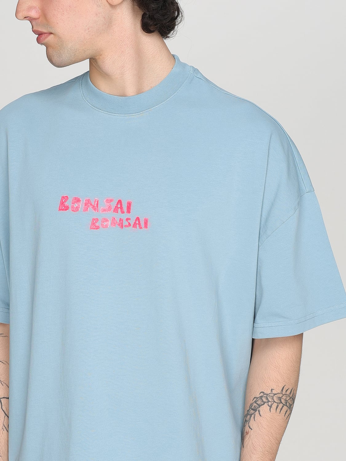 BONSAI T-SHIRT: T-shirt herren Bonsai, Hellblau - Img 3