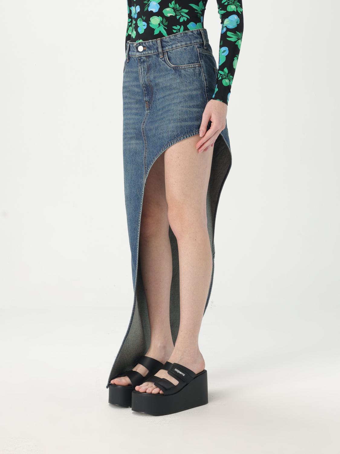 COPERNI SKIRT: Skirt woman Coperni, Denim - Img 4
