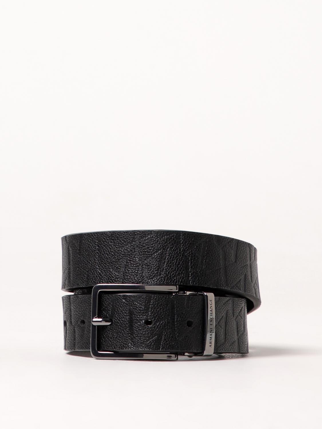 ARMANI EXCHANGE GÜRTEL: Gürtel herren Armani Exchange, Schwarz - Img 1