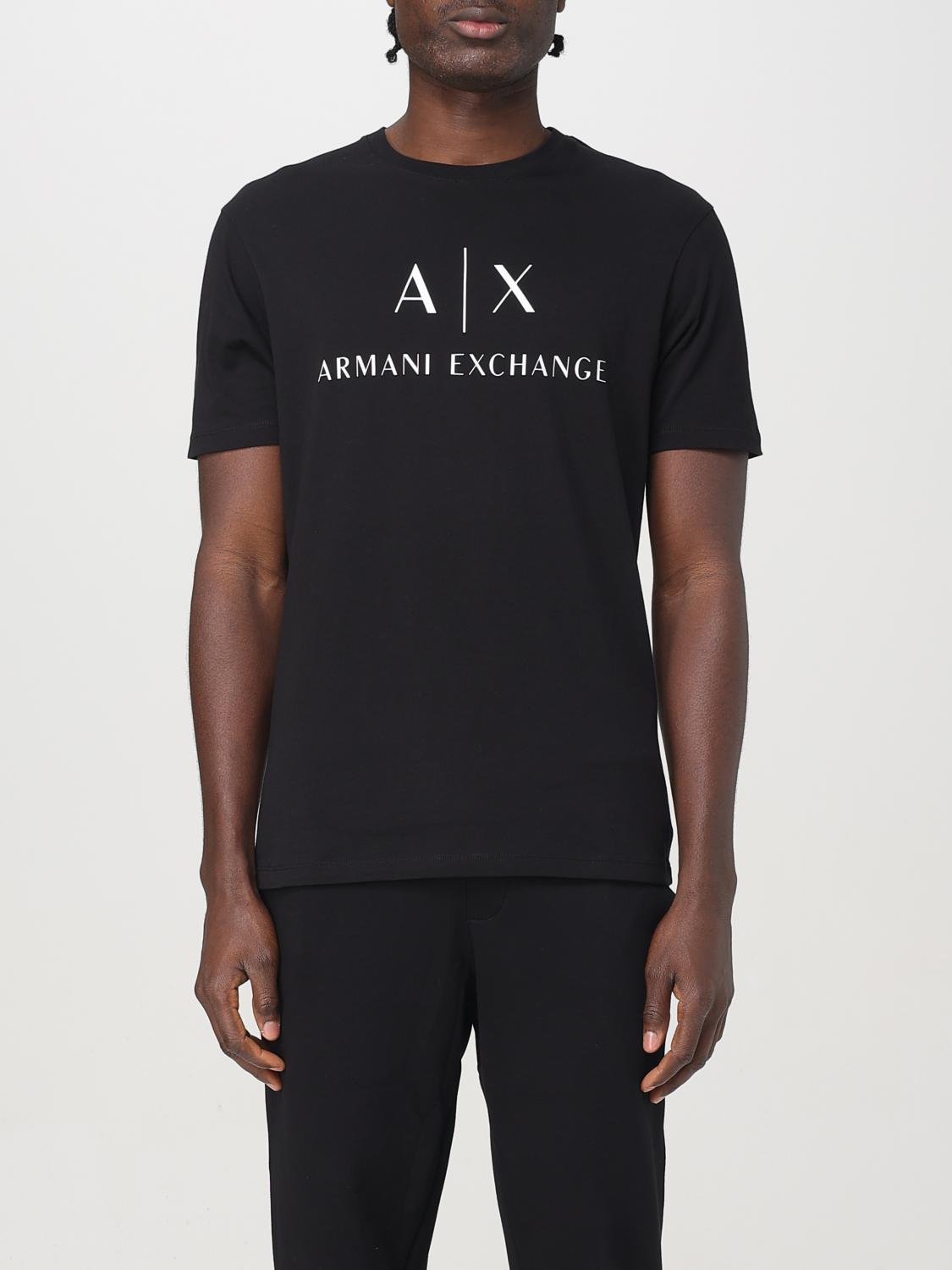 ARMANI EXCHANGE T-SHIRT: T-shirt men Armani Exchange, Black - Img 1