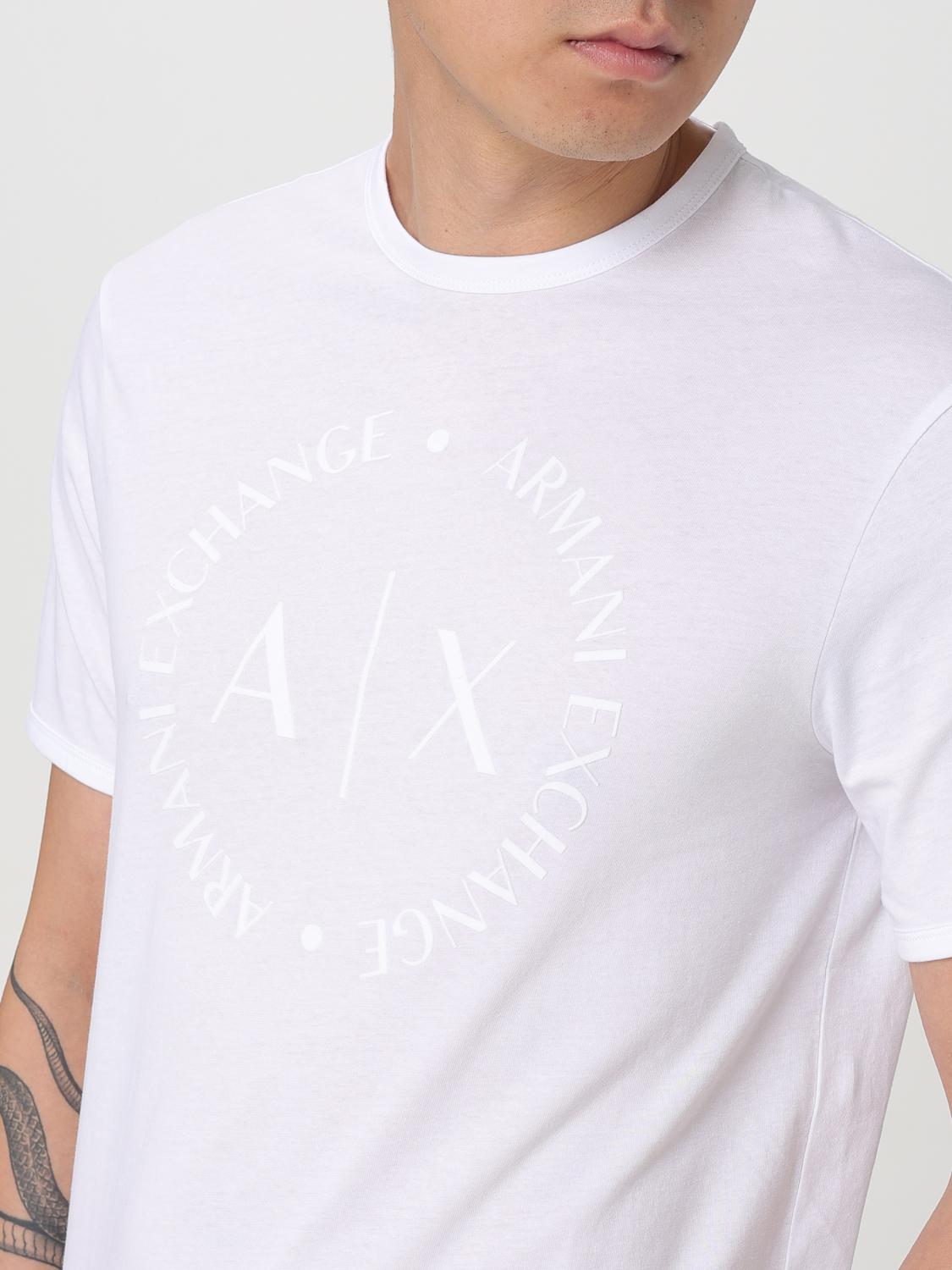 ARMANI EXCHANGE T-SHIRT: T-shirt Armani Exchange in cotone , Bianco - Img 3