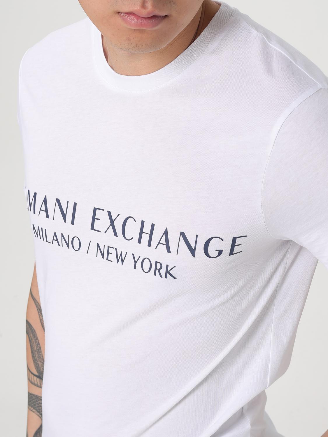 ARMANI EXCHANGE T-SHIRT: T-shirt men Armani Exchange, White - Img 3