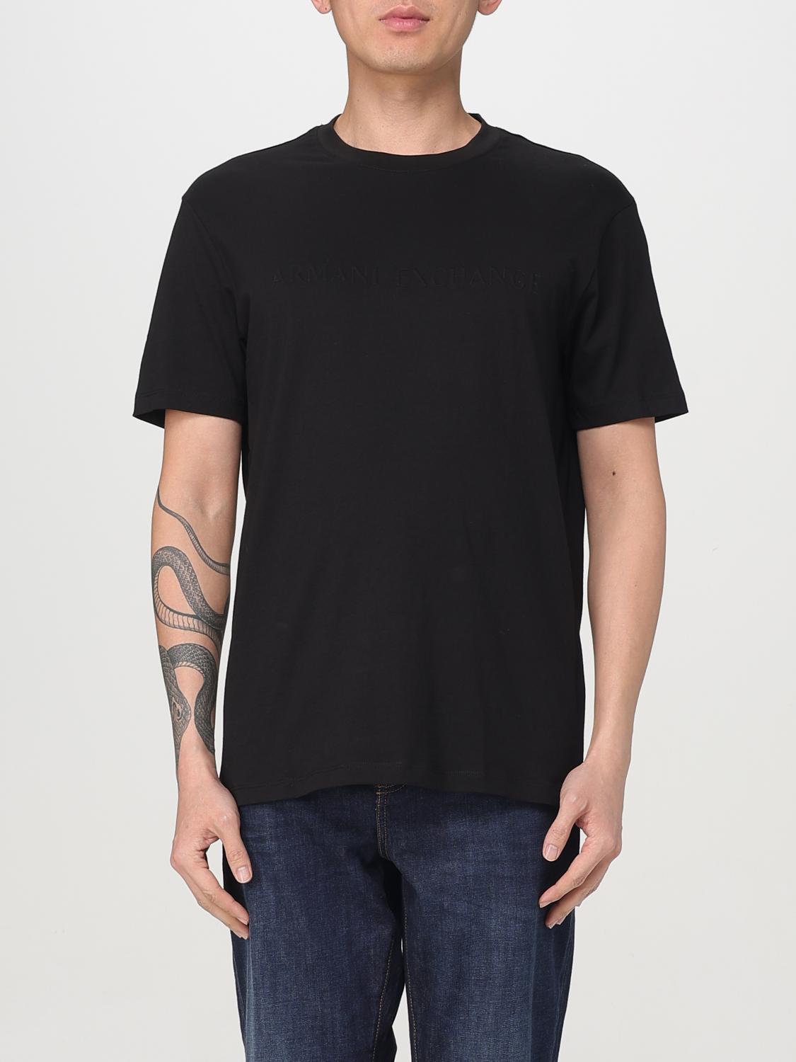 ARMANI EXCHANGE T-SHIRT: T-shirt men Armani Exchange, Black - Img 1