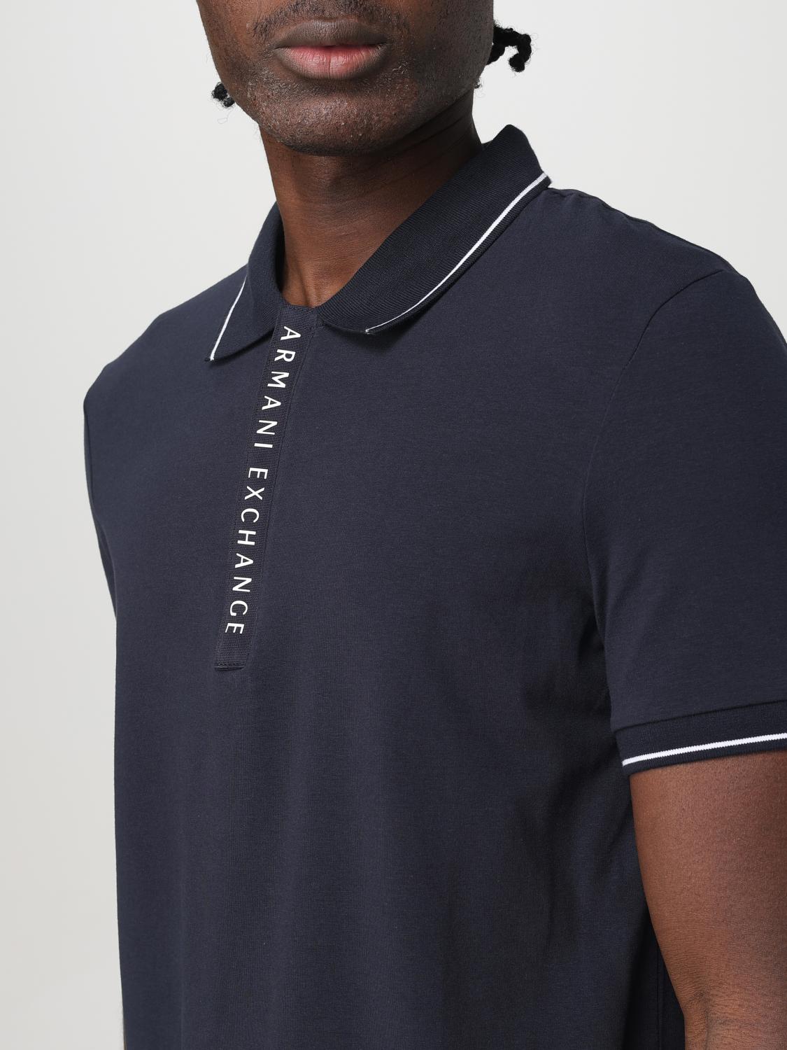 ARMANI EXCHANGE POLO: Polo hombre Armani Exchange, Azul Oscuro - Img 3