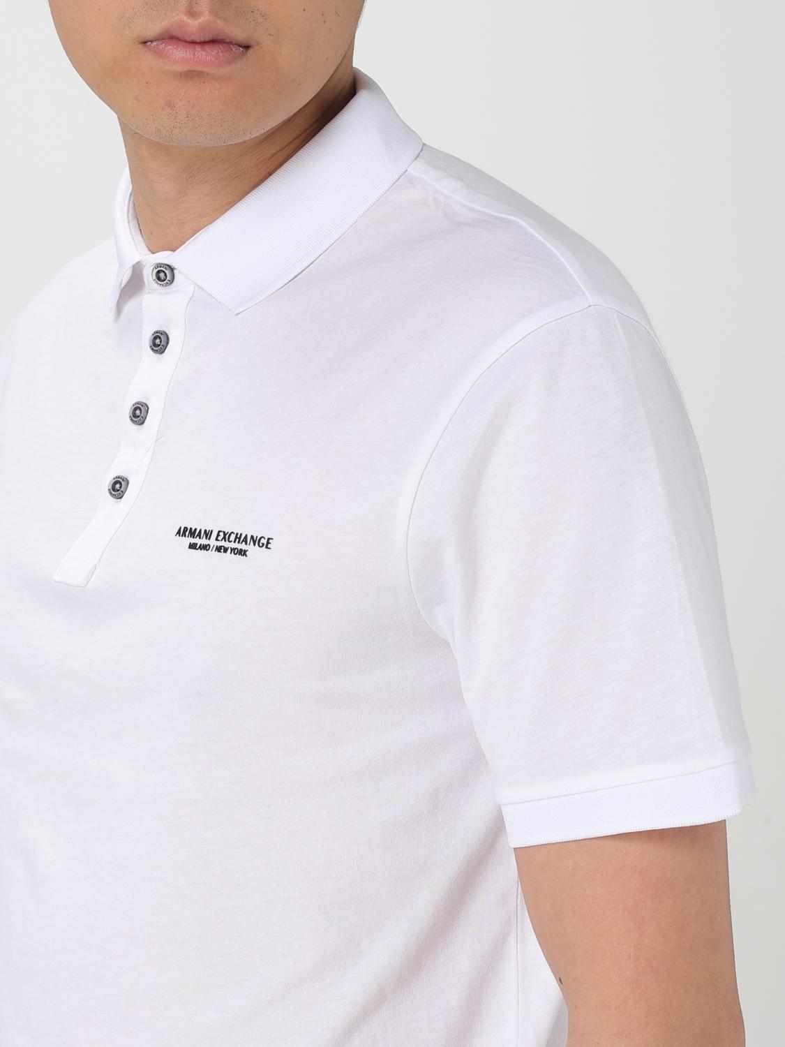 ARMANI EXCHANGE POLO SHIRT: Polo shirt men Armani Exchange, White - Img 3