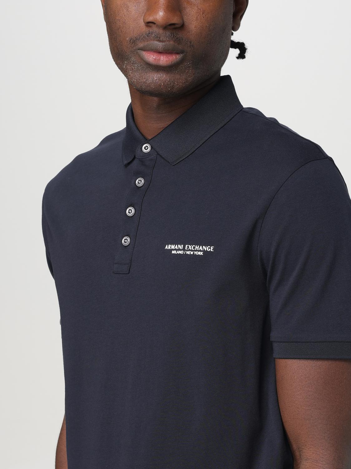 ARMANI EXCHANGE POLO: Polo herren Armani Exchange, Blau - Img 3