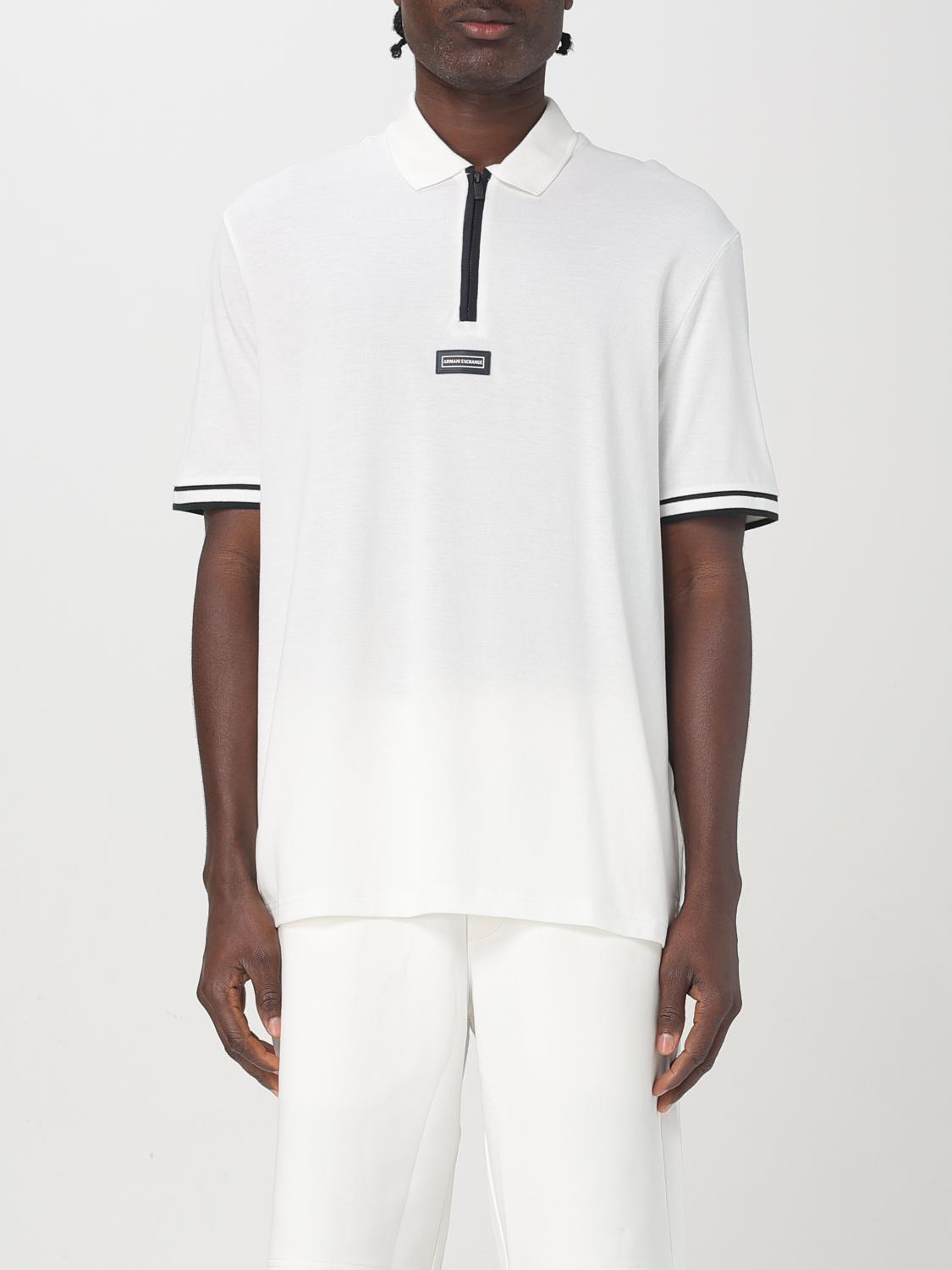 ARMANI EXCHANGE POLO SHIRT: Polo shirt men Armani Exchange, White - Img 1