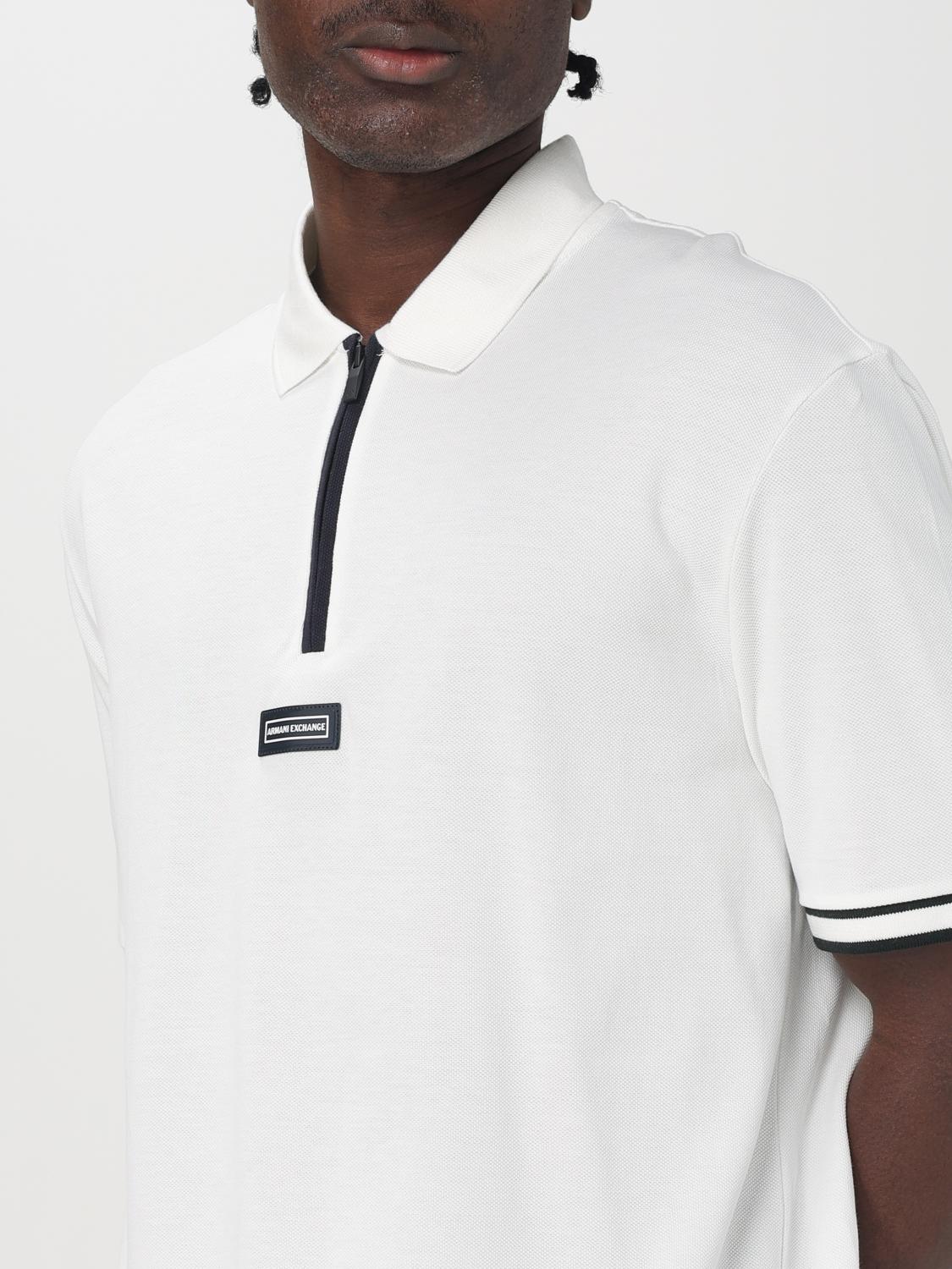 ARMANI EXCHANGE POLO SHIRT: Polo shirt men Armani Exchange, White - Img 3