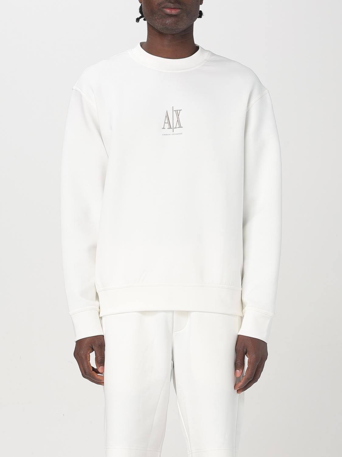 ARMANI EXCHANGE SWEATSHIRT: Sweatshirt men Armani Exchange, White - Img 1