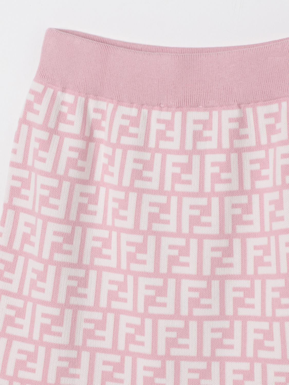 FENDI SKIRT: Skirt kids Fendi, Pink - Img 3