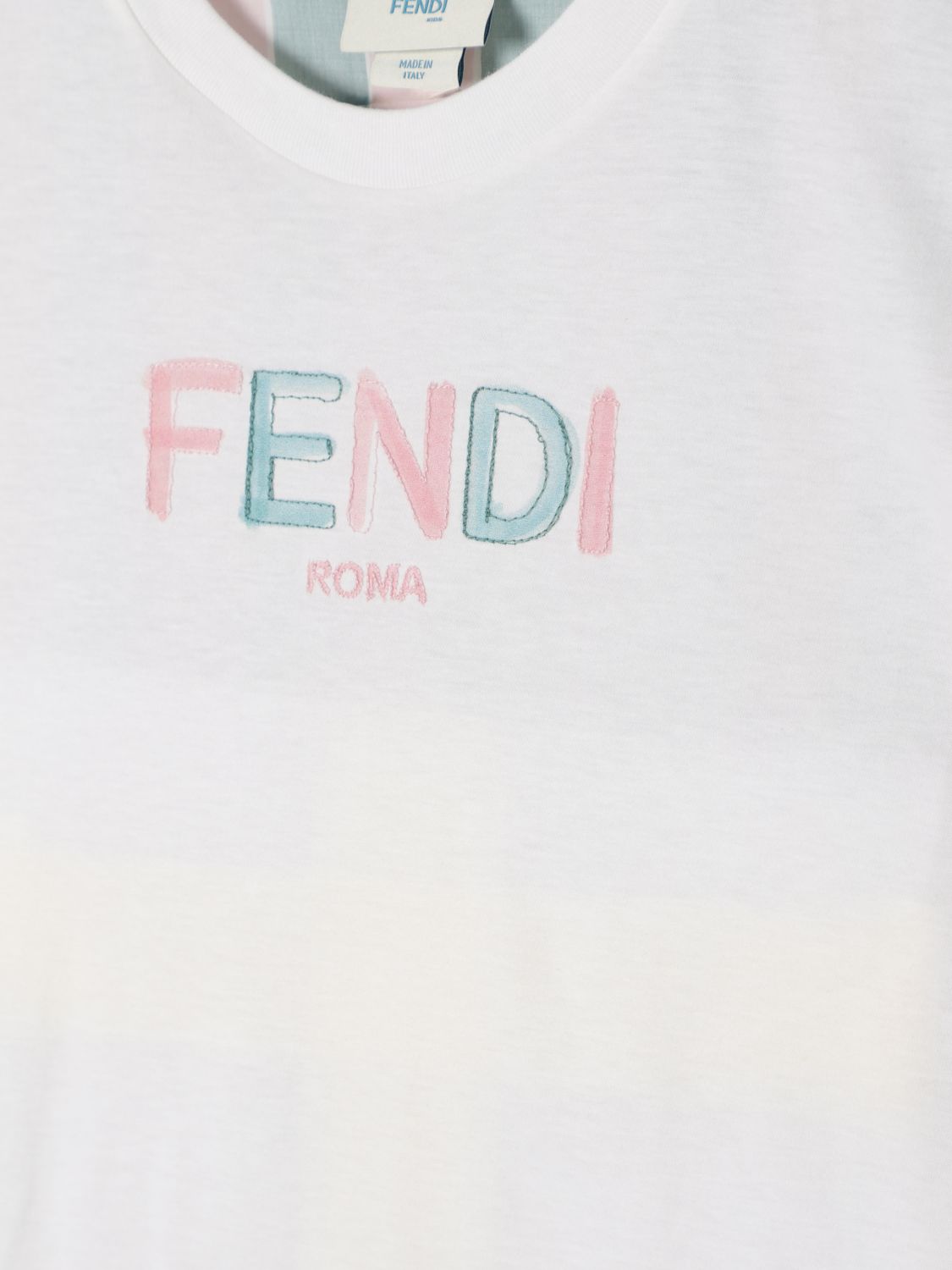 FENDI T-SHIRT: T-shirt kinder Fendi, Pink - Img 3