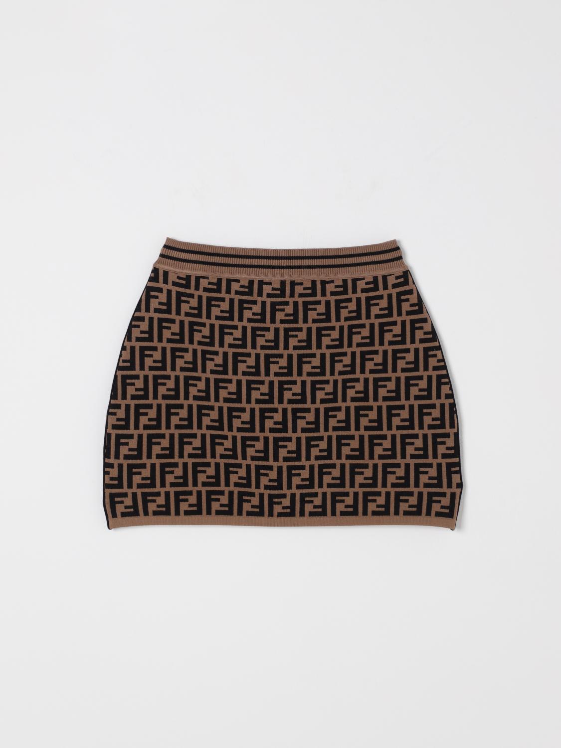 FENDI SKIRT: Skirt kids Fendi, Tobacco - Img 2