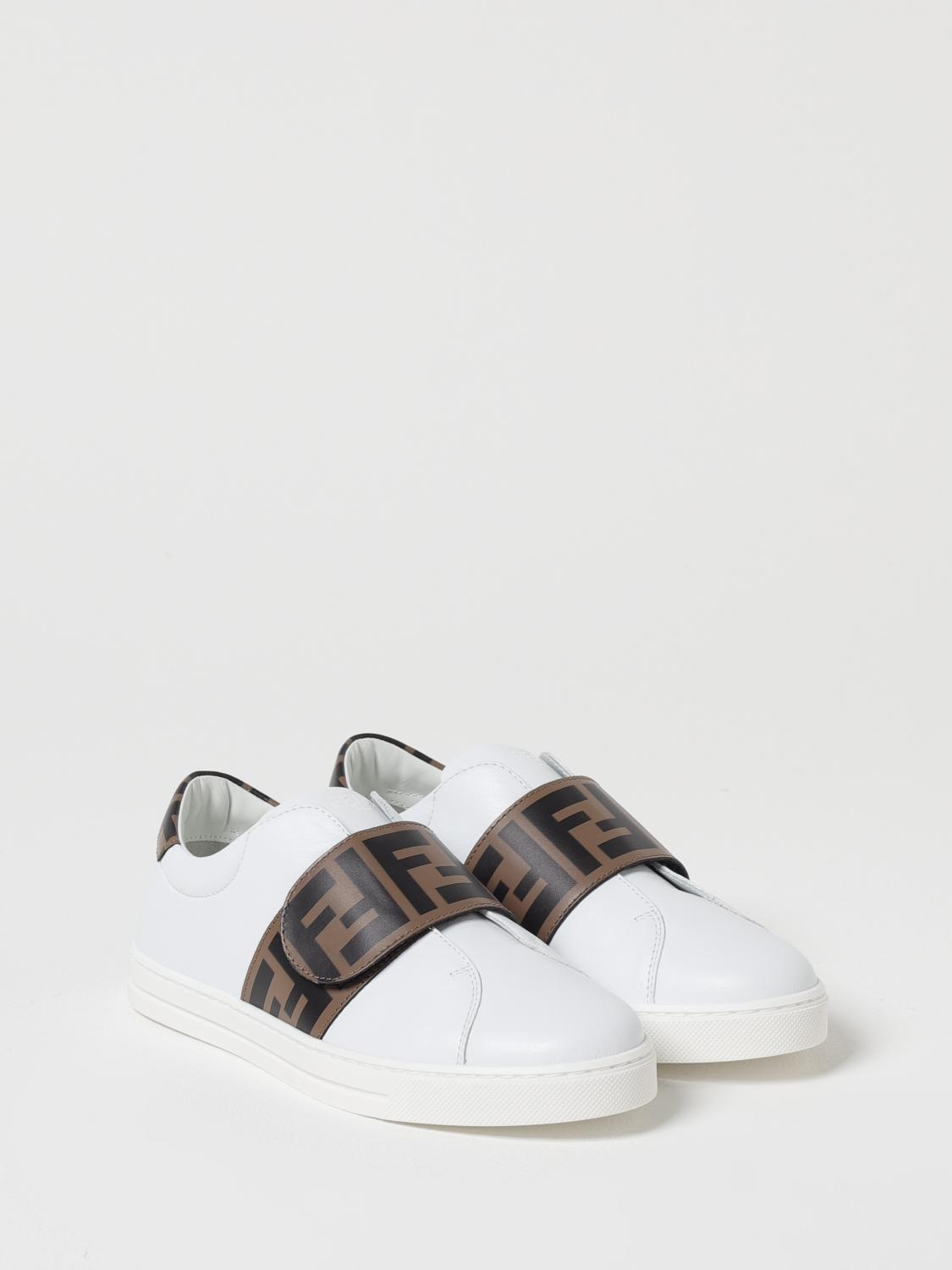 FENDI SNEAKERS: Sneakers kids Fendi, White - Img 2