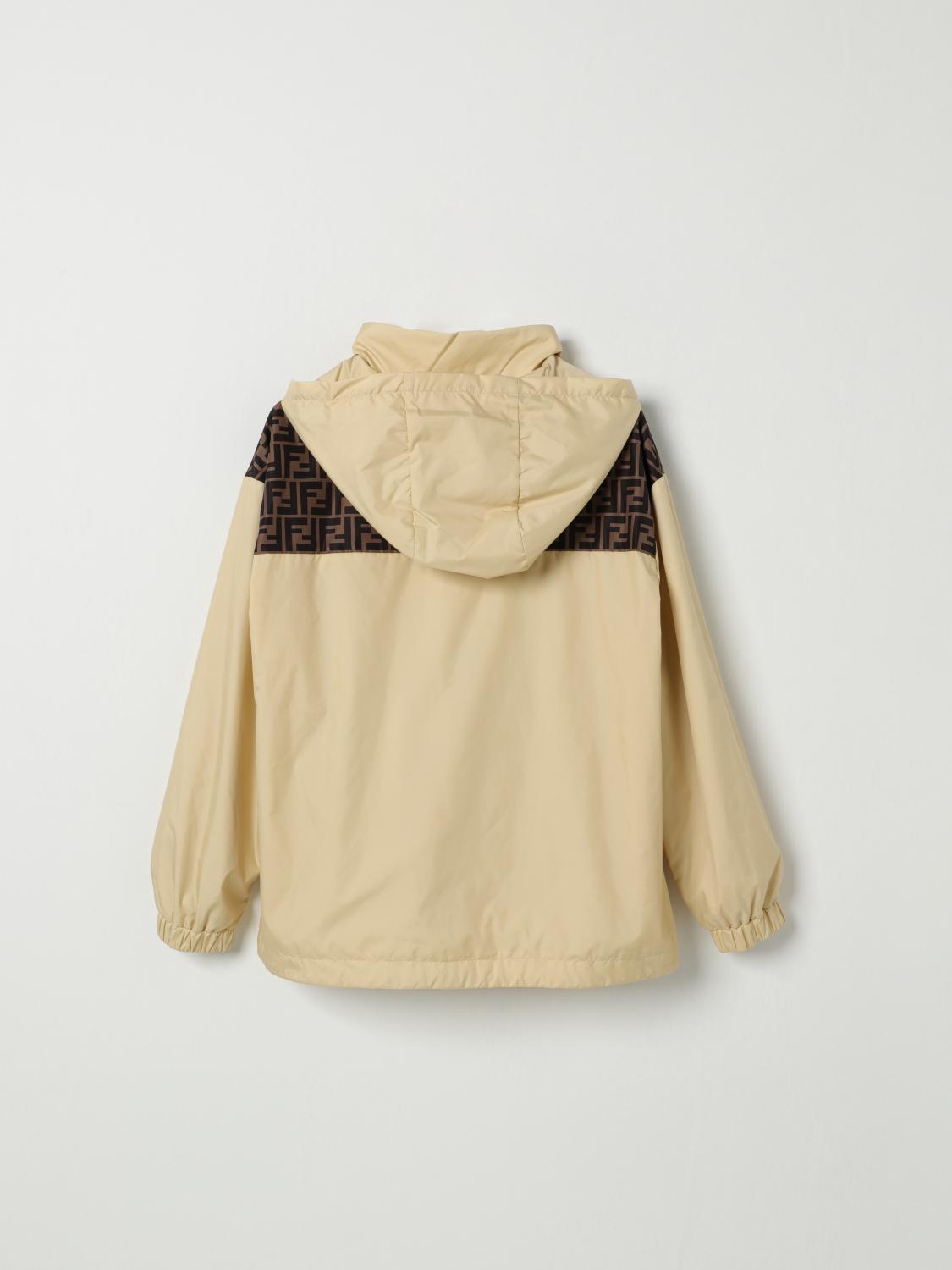 FENDI JACKET: Jacket kids Fendi, Beige - Img 2