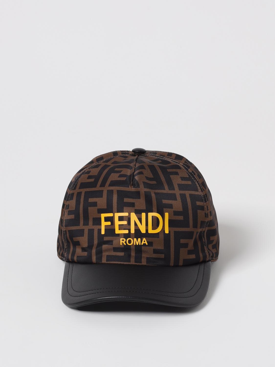 FENDI HAT: Hat kids Fendi, Tobacco - Img 2