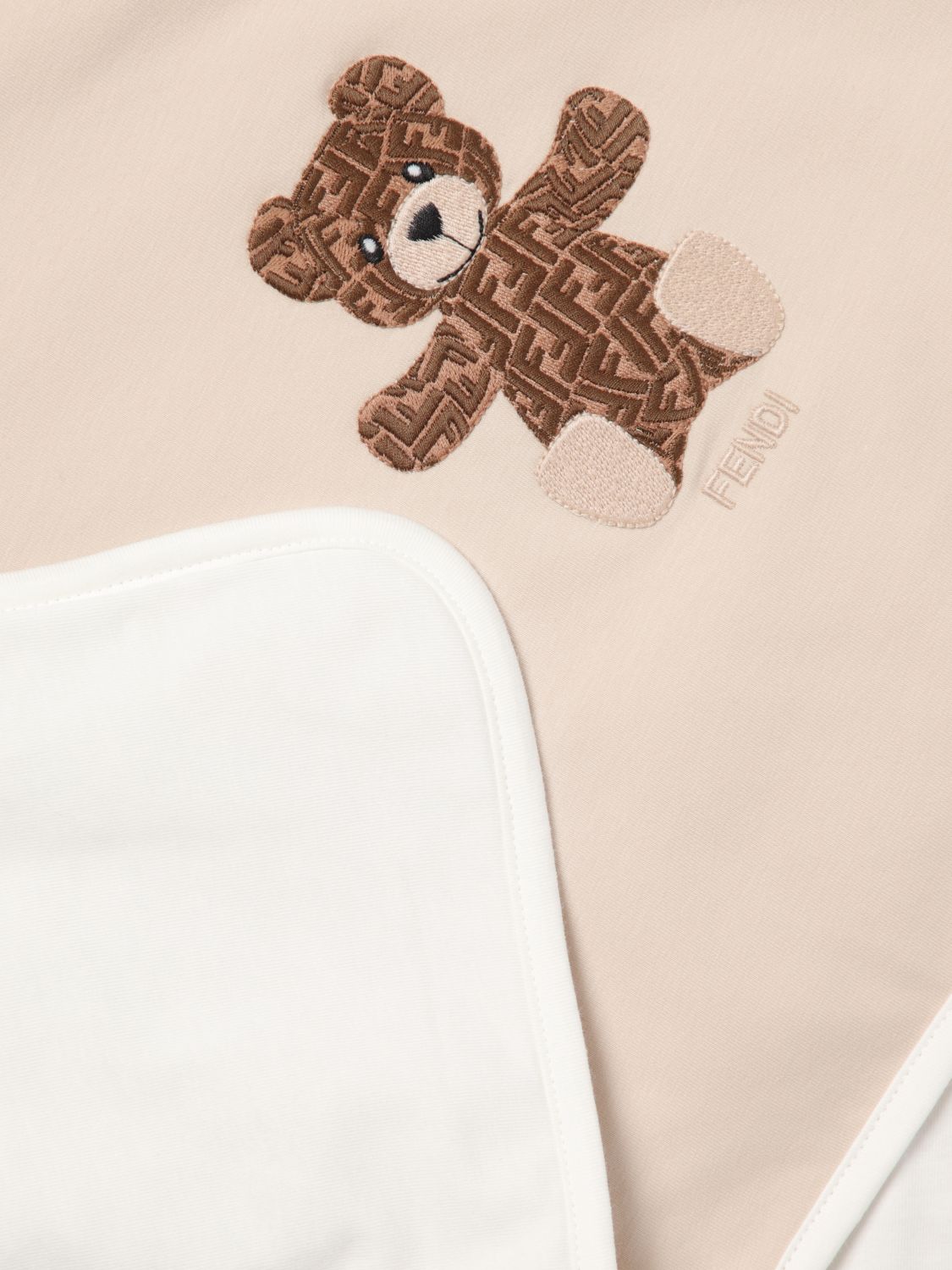 FENDI BEDCOVERS AND BLANKETS: Bedcovers and blankets lifestyle Fendi, Beige - Img 3