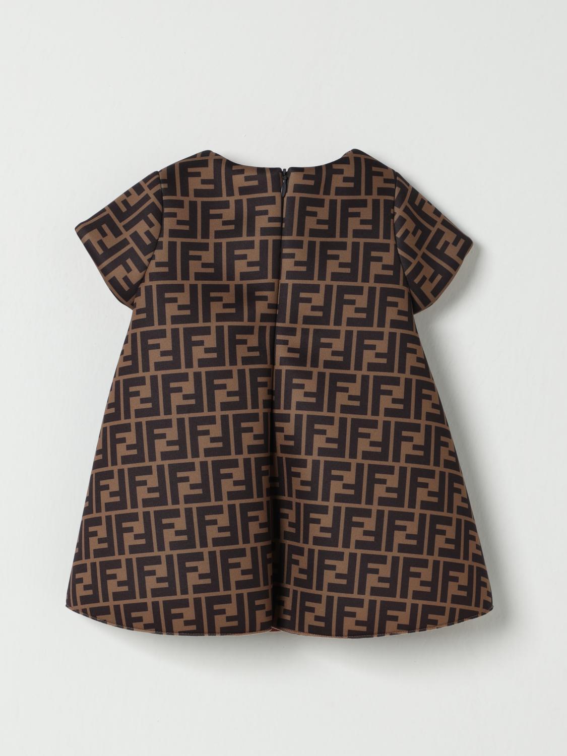 FENDI ROMPER: Romper kids Fendi, Tobacco - Img 2