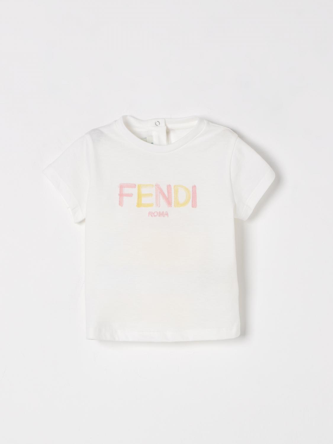 FENDI Tシャツ: Tシャツ ボーイ Fendi, ホワイト - Img 1