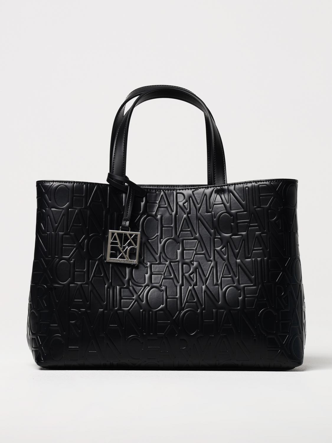 ARMANI EXCHANGE TOTE BAGS: Shoulder bag woman Armani Exchange, Black - Img 1