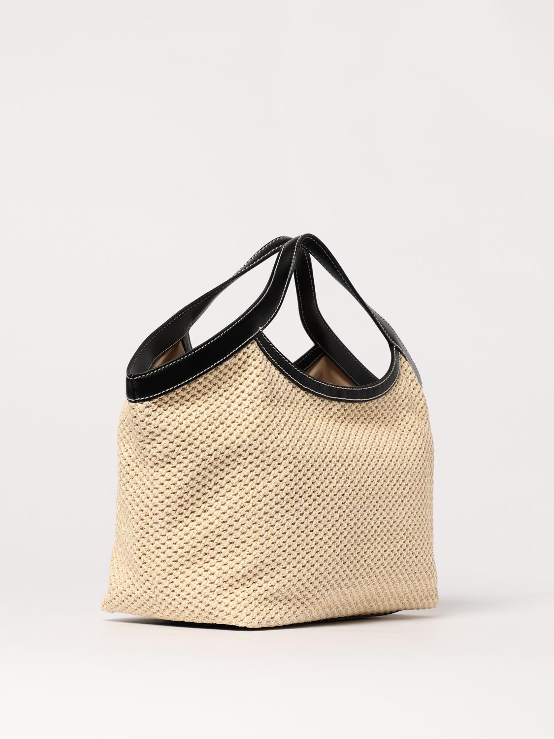 ARMANI EXCHANGE BORSA A MANO: Borsa Armani Exchange in rafia e pelle sintetica , Nero - Img 2