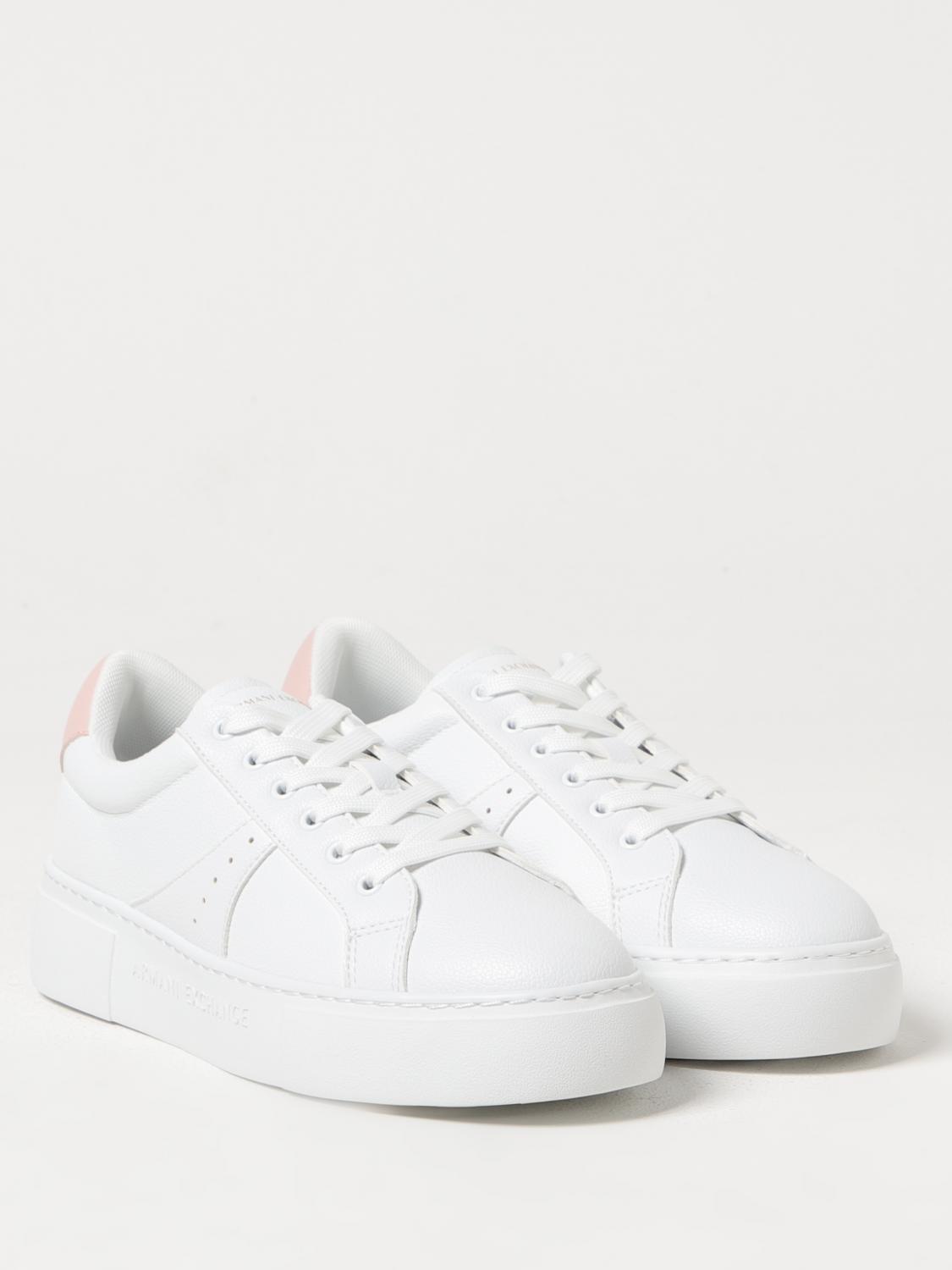 ARMANI EXCHANGE BASKETS: Baskets femme Armani Exchange, Blanc - Img 2