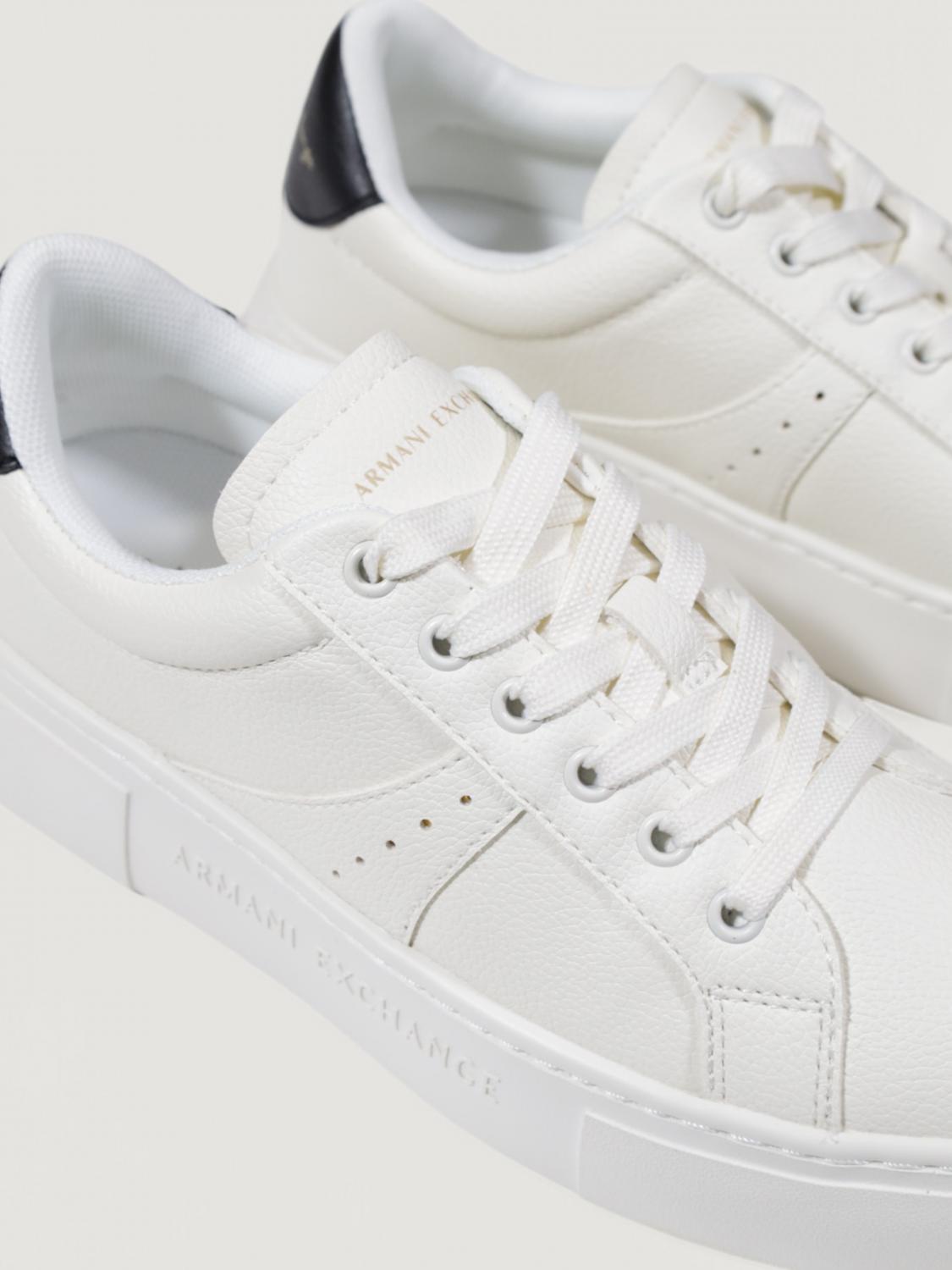 ARMANI EXCHANGE SNEAKERS: Sneakers Armani Exchange in pelle sintetica , Nero - Img 4