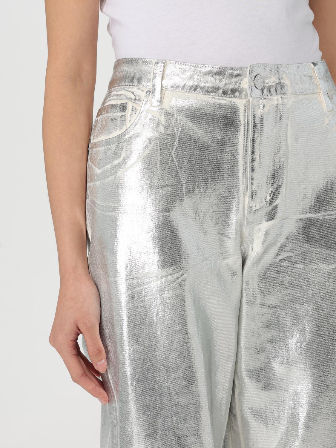 ARMANI EXCHANGE PANTS: Jeans woman Armani Exchange, Silver - Img 3