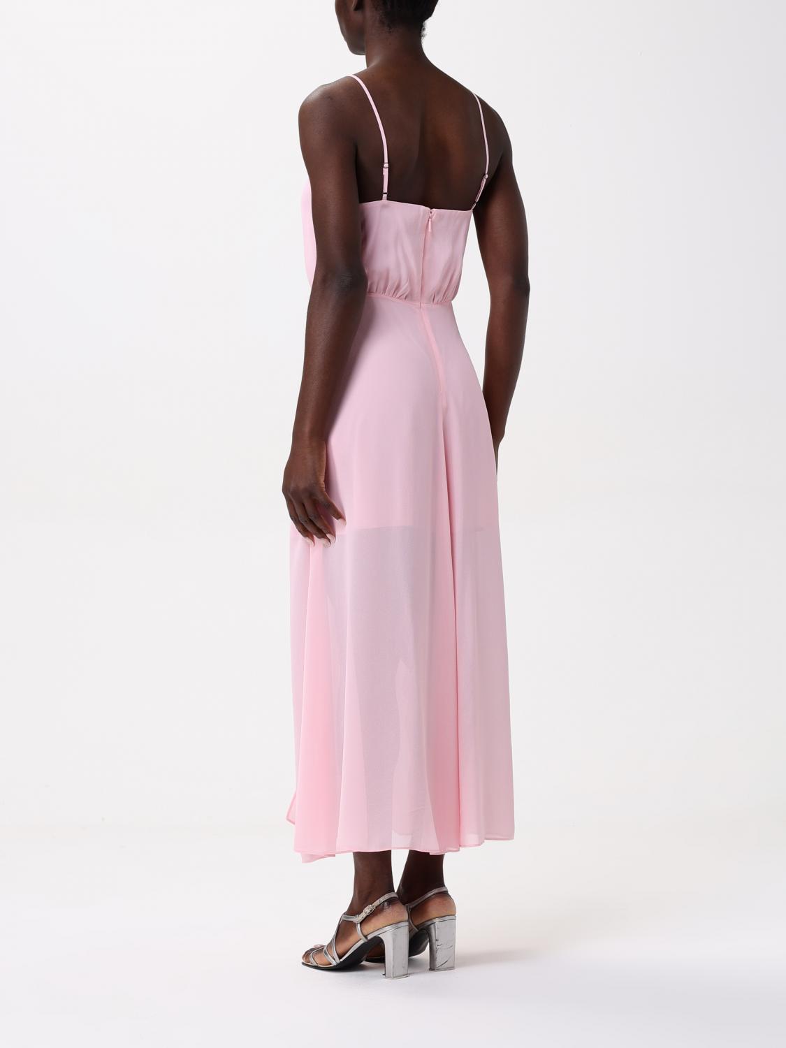 armani exchange maxi dress At Auction: Armani Exchange, US6: A Maxi Dress in a Red Rayon Blend with a  Poly Chiffon Skirt