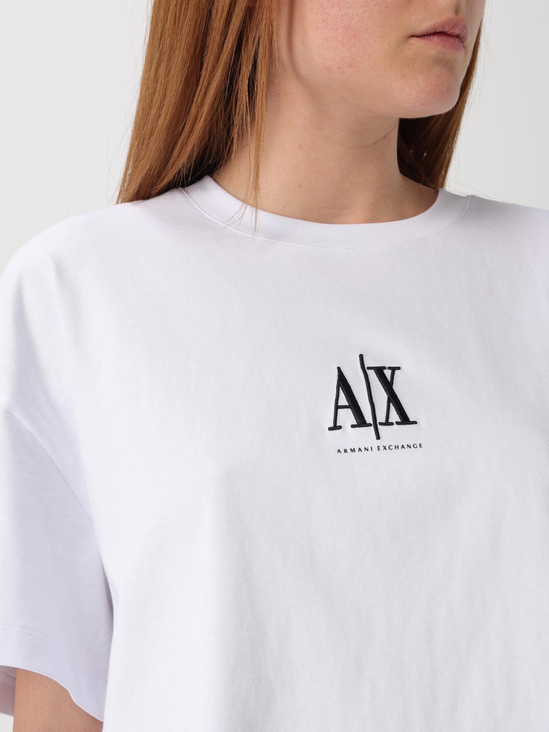 ARMANI EXCHANGE T-SHIRT: T-shirt woman Armani Exchange, White - Img 3