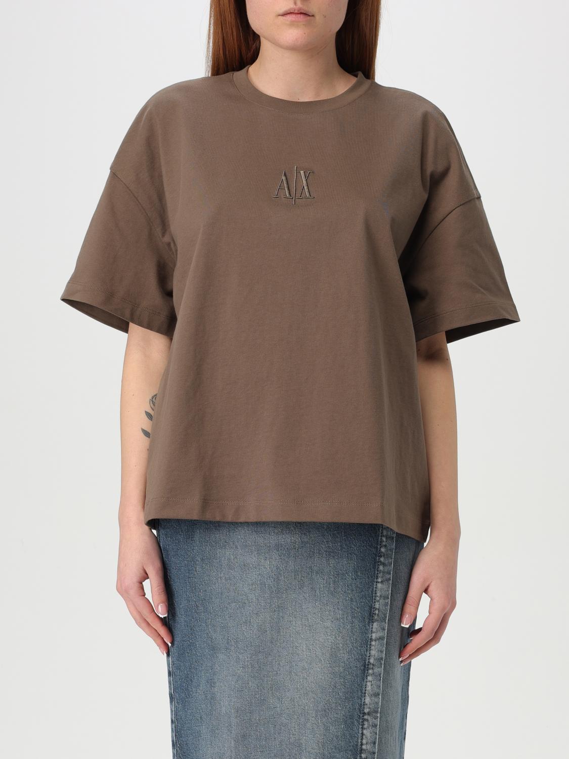 ARMANI EXCHANGE T-SHIRT: T-shirt woman Armani Exchange, Green - Img 1