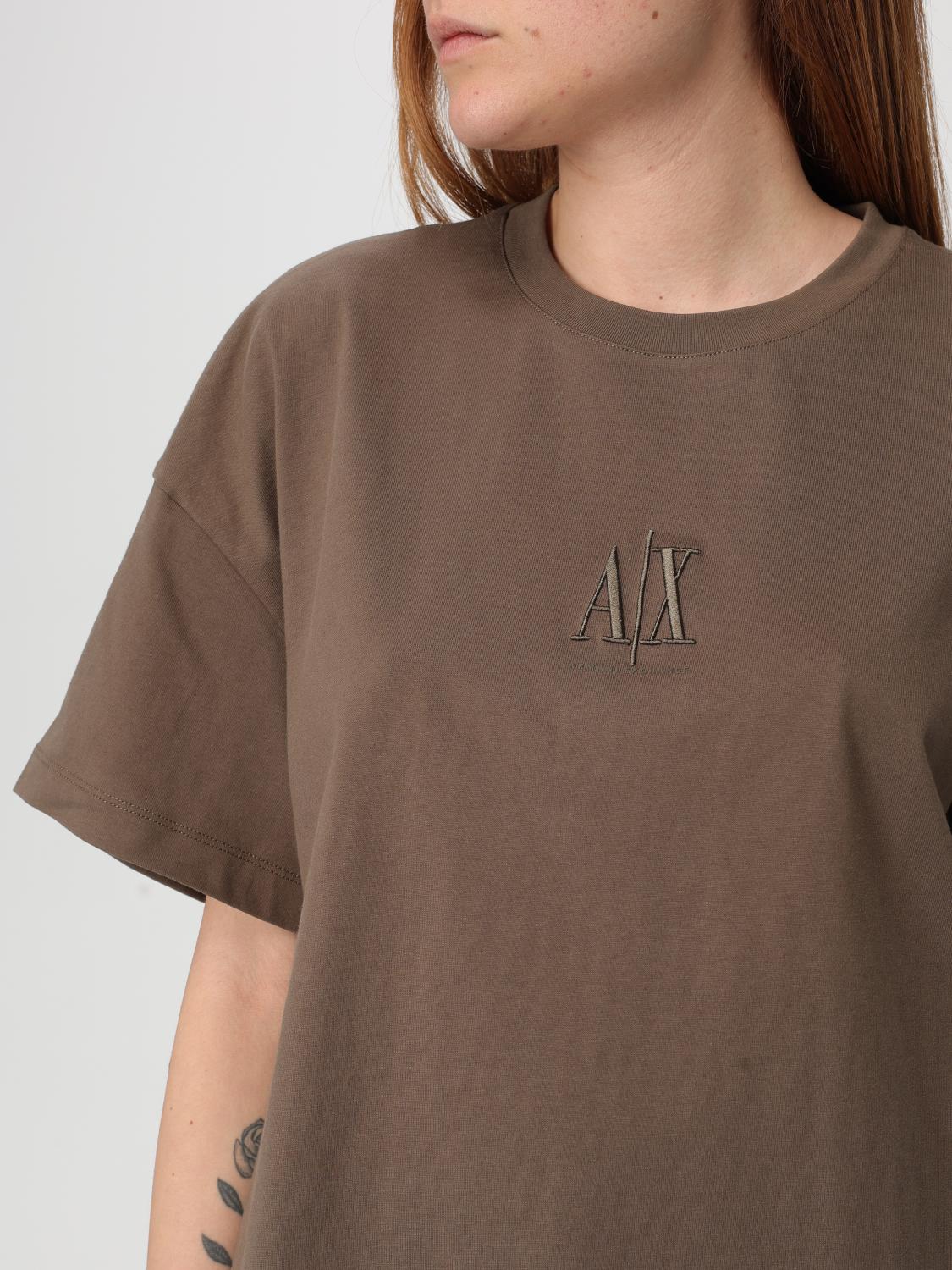 ARMANI EXCHANGE T-SHIRT: T-shirt woman Armani Exchange, Green - Img 3