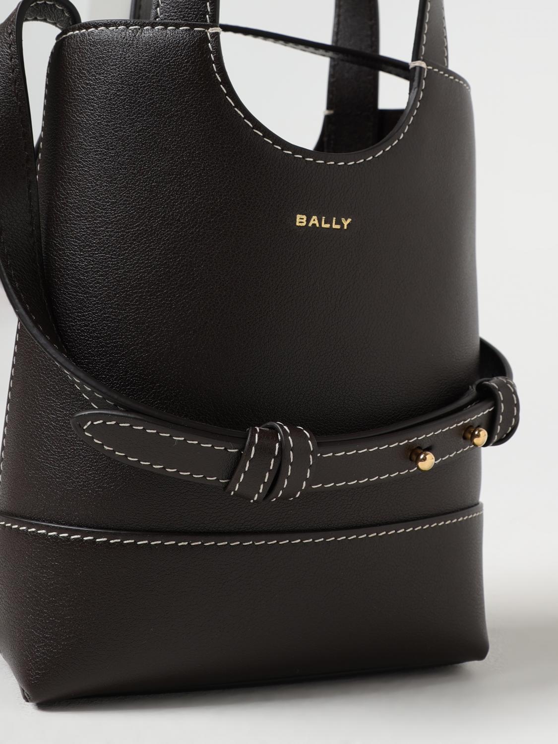 BALLY MINI BOLSO: Bolso de hombro mujer Bally, Marrón - Img 3