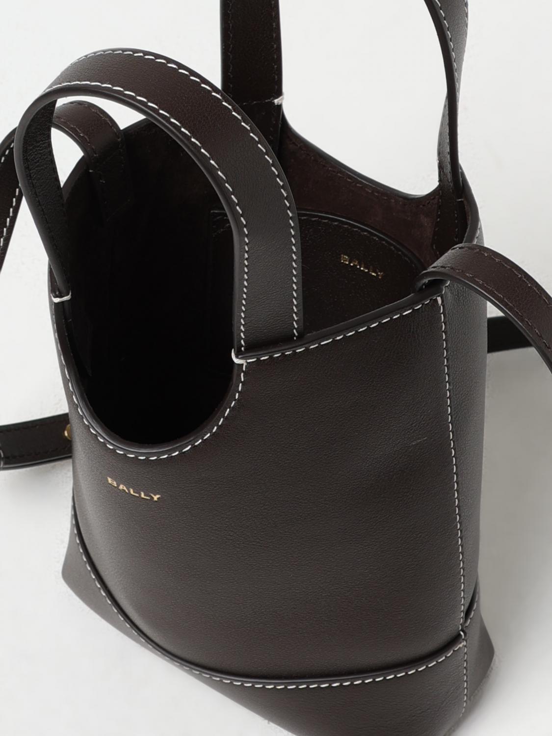 BALLY MINI BOLSO: Bolso de hombro mujer Bally, Marrón - Img 4