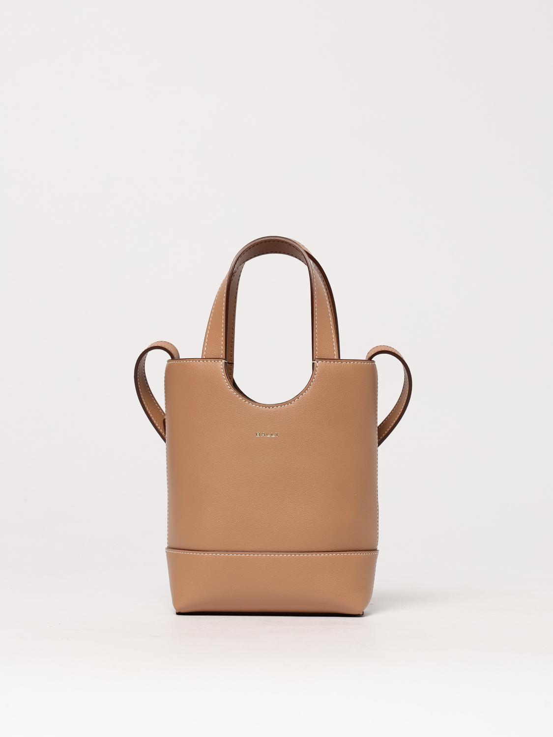BALLY BORSA MINI: Borsa Bally in pelle , Miele - Img 1