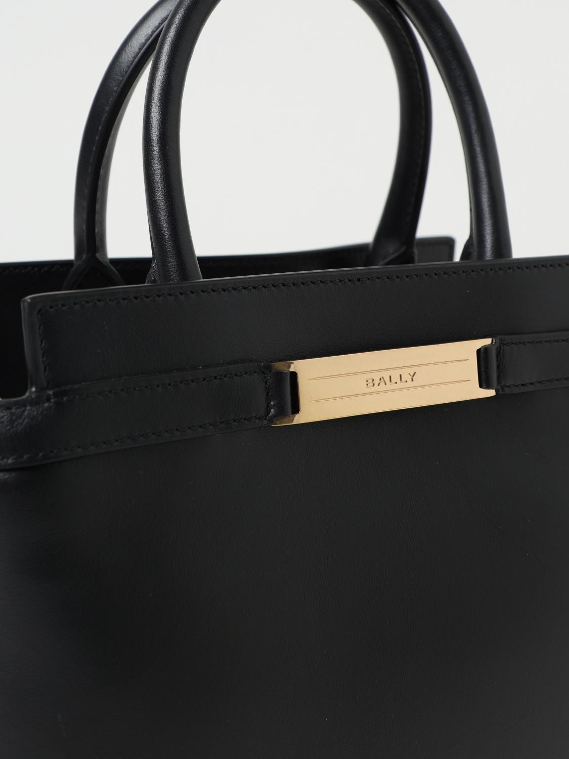 BALLY BORSA MINI: Borsa Deco Small Bally in pelle , Nero - Img 3