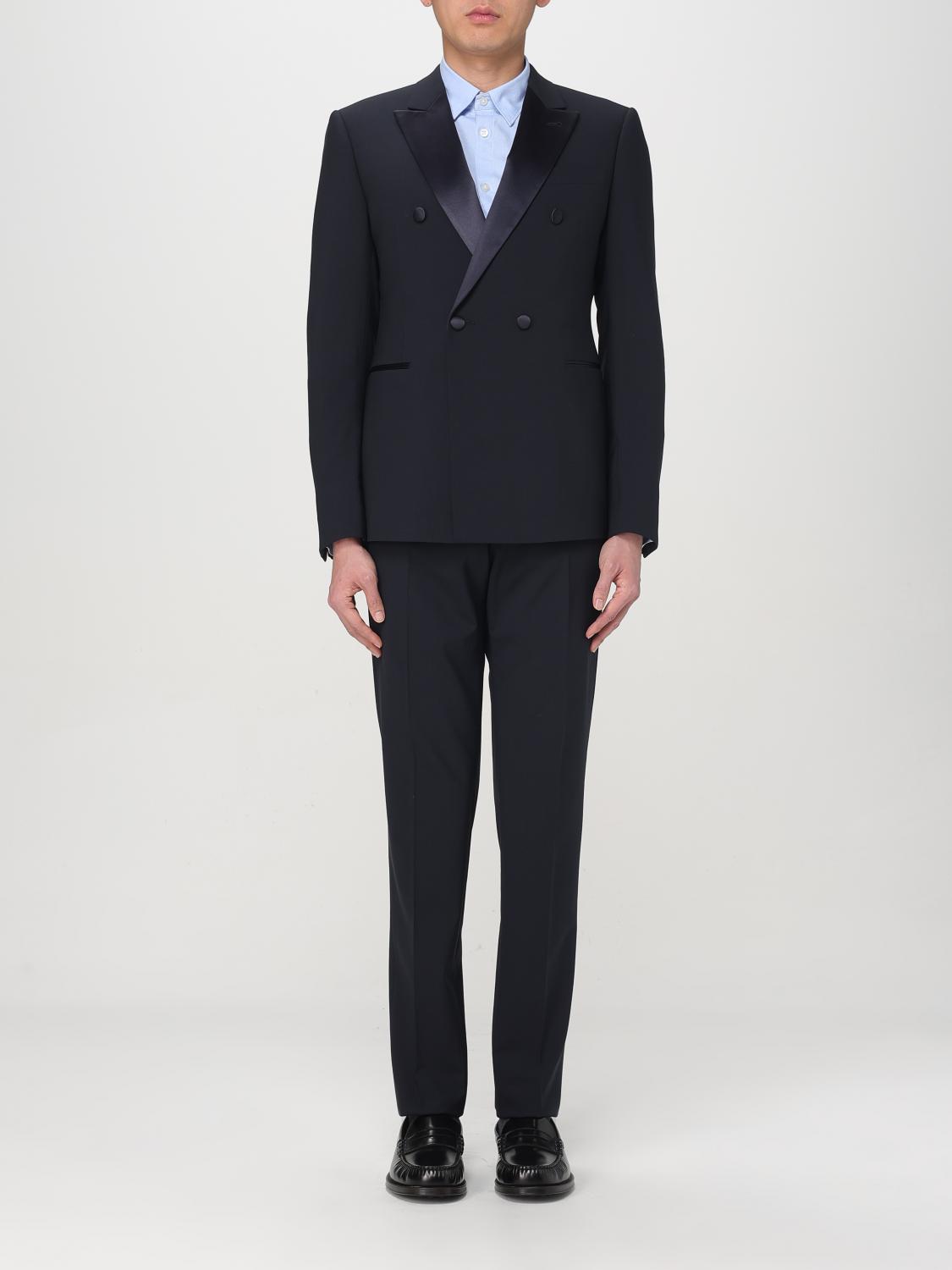 EMPORIO ARMANI COSTUME: Costume homme Emporio Armani, Bleu Marine - Img 1