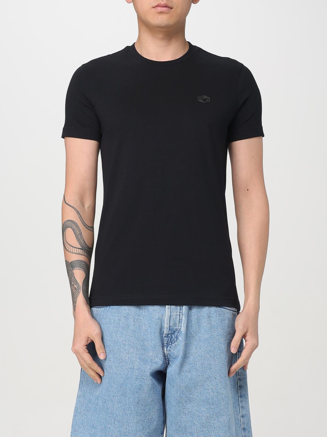 EMPORIO ARMANI T-SHIRT: T-shirt men Emporio Armani, Black - Img 1