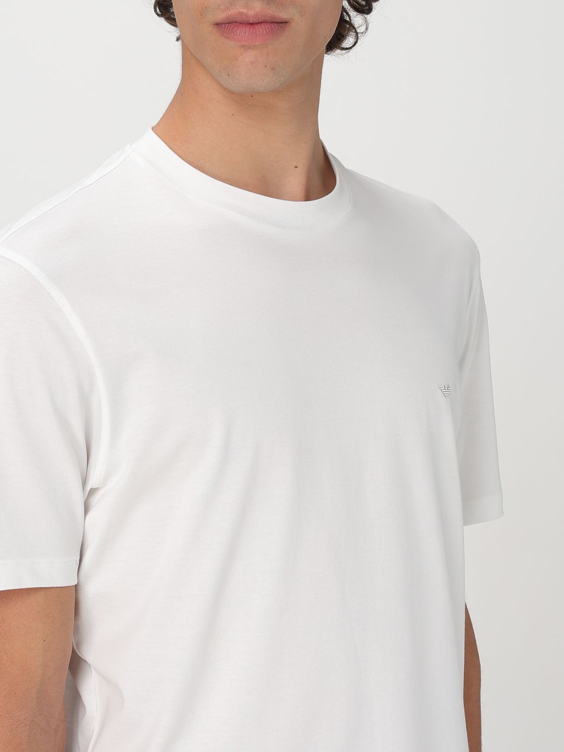 EMPORIO ARMANI T-SHIRT: T-shirt men Emporio Armani, White - Img 3